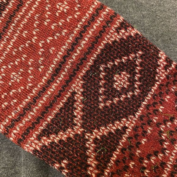 VTG CABIN FEVER WOMEN (EN) LARGE GRAY/ RED two size SWEATER, - Picture 9 of 16